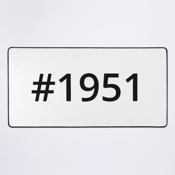 Item preview, Hashtag 1951 designed and sold by MSA-42.