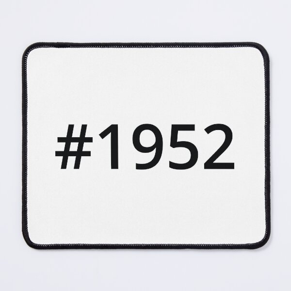 Item preview, Hashtag 1952 designed and sold by MSA-42.