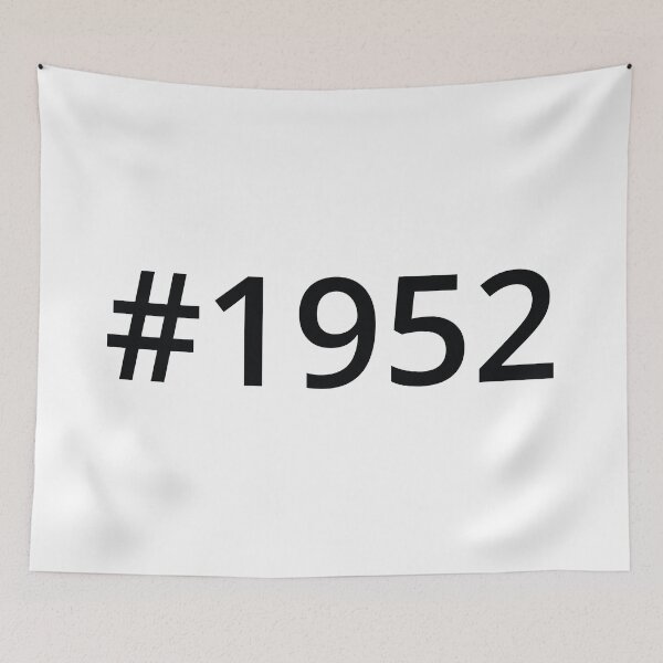 Item preview, Hashtag 1952 designed and sold by MSA-42.