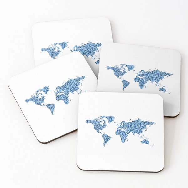 Item preview, World map pixel design. designed and sold by PattyStudio.