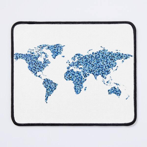 Item preview, World map pixel design. designed and sold by PattyStudio.