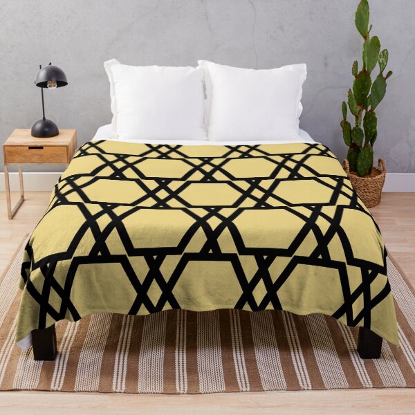 Aperçu de l'œuvre Black and Yellow Tessellation Line Pattern 20 Pairs DE 2022 Popular Color Gatsby Glitter DET496 créée et vendue par ColorOfTheYears.