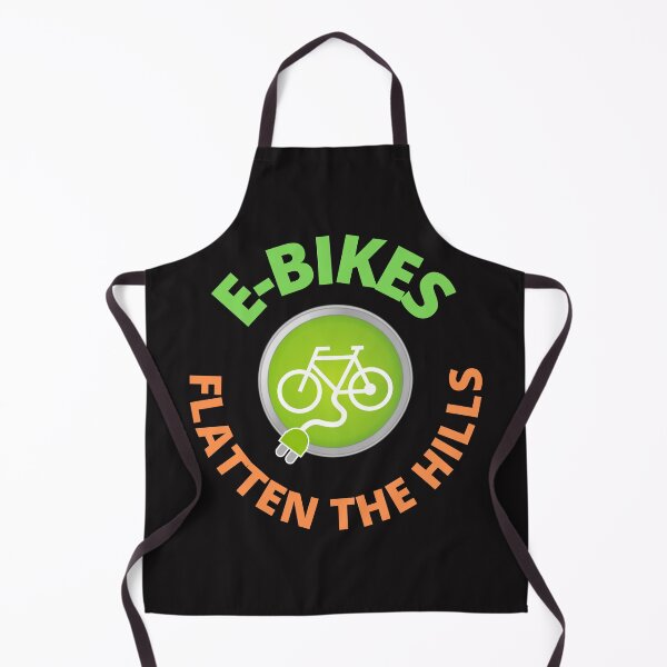 Item preview, E-Bikes Flatten The Hills designed and sold by MerchByCraig.