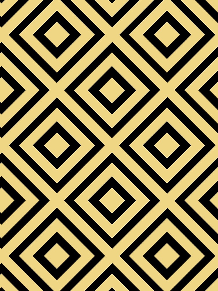 Thumbnail 5 von 5, A-Linien Kleid, Black and Yellow Tessellation Line Pattern 40 Pairs DE 2022 Popular Color Gatsby Glitter DET496 designt und verkauft von ColorOfTheYears.