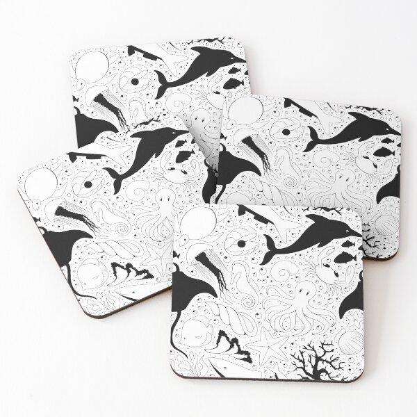 Item preview, Under the sea - Black and White designed and sold by C63wolf.