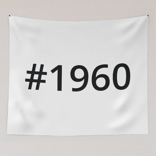 Item preview, Hashtag 1960 designed and sold by MSA-42.