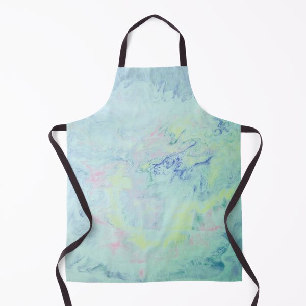 Item preview, Vibrant colorful original ink marbling textile print design designed and sold by crimsonbamboo.