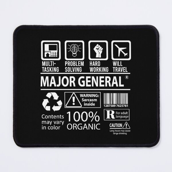 Item preview, Major General T Shirt - MultiTasking Certified Job Gift Item Tee designed and sold by sabinacsnm.
