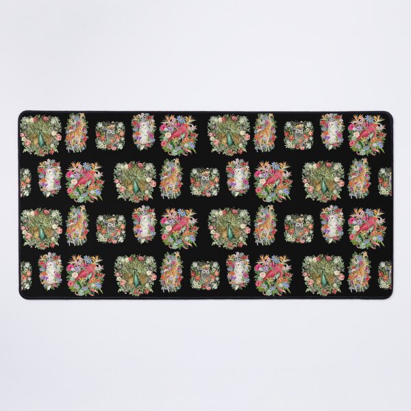Item preview, Ornate Vintage Animals, Birds And Beautiful Decorative Cascading Tropical Flowers designed and sold by TrulyEpoque.