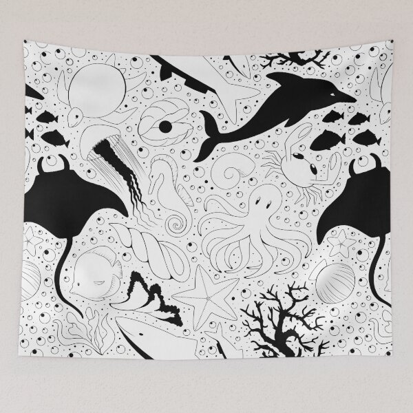 Item preview, Under the sea - Black and White designed and sold by C63wolf.