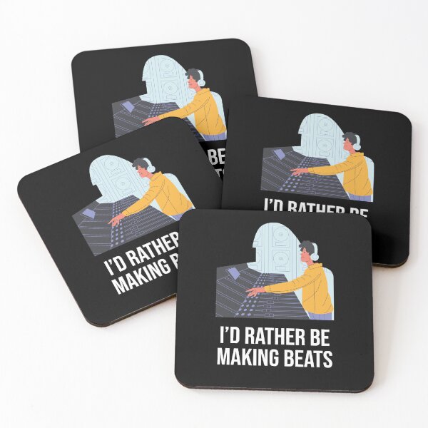 Item preview, I'd Rather Be Making Beats Music Producer designed and sold by Amovar.