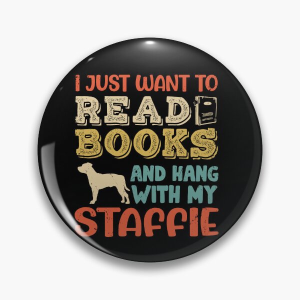 Item preview, Staffordshire Bull Staffie Dog Dad Mom And Book Lover designed and sold by rafaeltto.