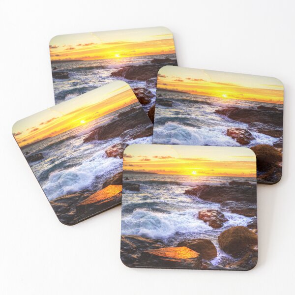 Item preview, Sunset On The Rocks Cornwall Coastline designed and sold by Paul Thompson Photography.
