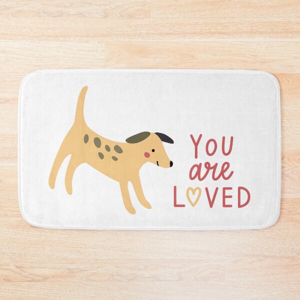 Item preview, You are loved letters and sweet puppy  designed and sold by Darina Gulbina.