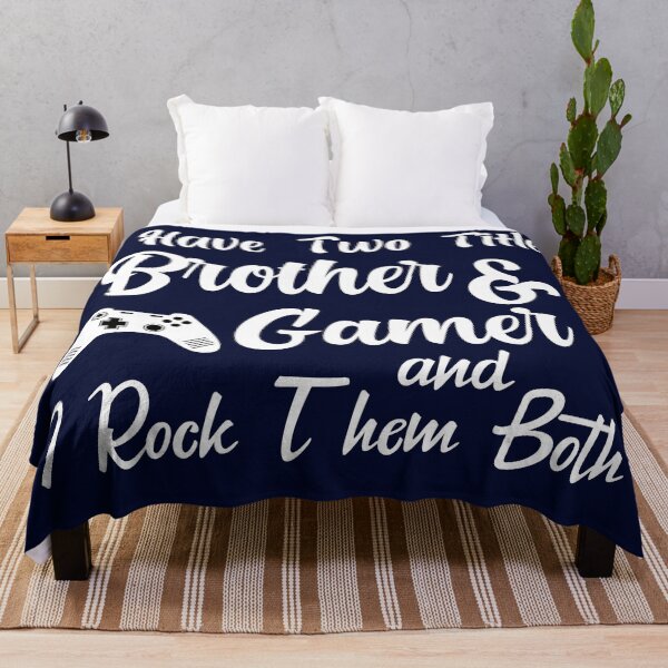 Item preview, I Have Two Titles Brother And Gamer and I Rock Them Both Gamers designed and sold by Shorim.