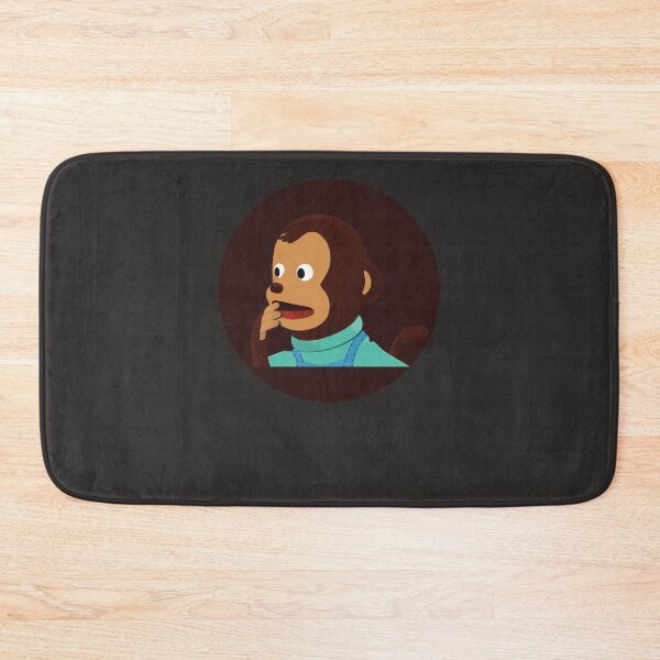 Item preview, Kento aka Pedro Surprised Shocked Monkey Meme Circle Illustration Sticker designed and sold by MehmetTokmak.