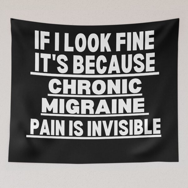Item preview, Chronic Migraine Warrior, Chronic Migraine Awareness, Chronic Migraine Support Gift designed and sold by ILLTOOCHILL.