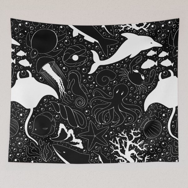 Item preview, Under the sea - White and Black designed and sold by C63wolf.