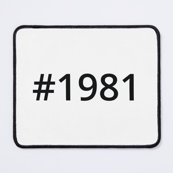 Item preview, Hashtag 1981 designed and sold by MSA-42.