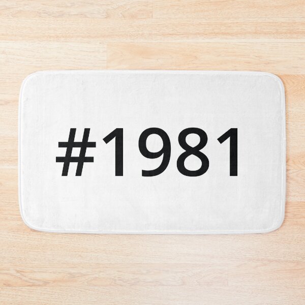 Item preview, Hashtag 1981 designed and sold by MSA-42.