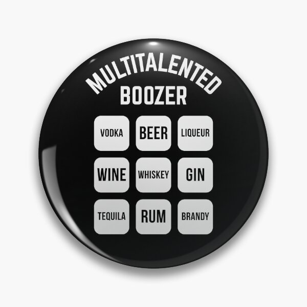 Item preview, Multitalented Boozer (Drinking Alcohol / White) designed and sold by MrFaulbaum.