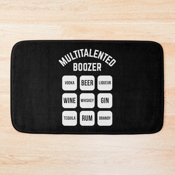 Item preview, Multitalented Boozer (Drinking Alcohol / White) designed and sold by MrFaulbaum.