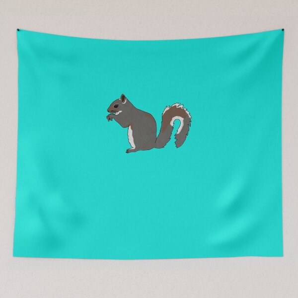 Item preview, grey squirrel friend Sticker designed and sold by PaulinaRinnerth.