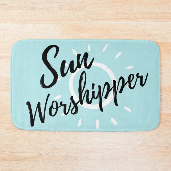 Item preview, Blue skies and sunny days - Sun Worshipper designed and sold by ActionFocus.