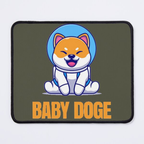 Artikelvorschau, Baby Doge Coin Crypto Moon Astronaut, Kryptowährung Shiba entworfen und verkauft von Lydialee56.