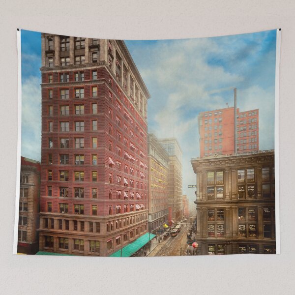 Item preview, City - Cincinnati, OH - East Fifth and Walnut 1910 designed and sold by Mike Savad Photography.