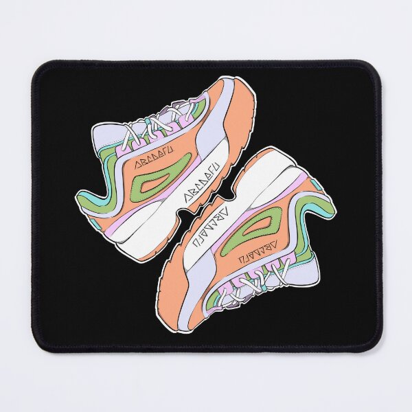 Item preview, Abcdefu terracotta trainers  designed and sold by ShardStudios.