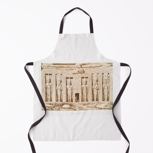Item preview, The temple of Hathor and Nefertari, the small temple. Antique Egyptian designed and sold by NineJuly.