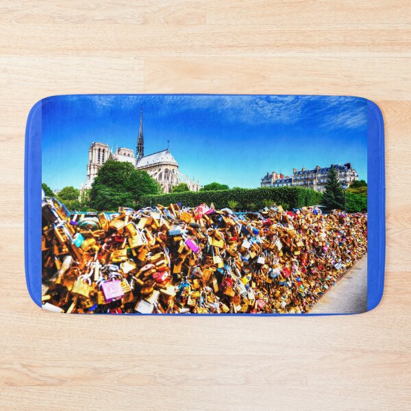Item preview, Love Lock Bridge And Notre Dame de Paris  designed and sold by Paul Thompson Photography.