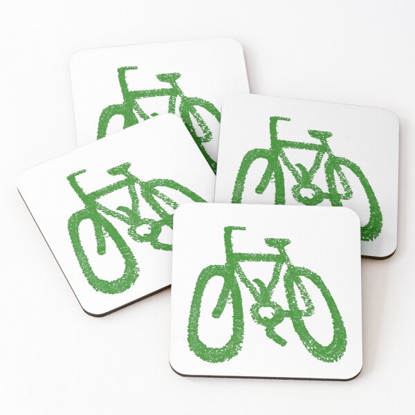 Item preview, Green bike  designed and sold by bravoalpha.
