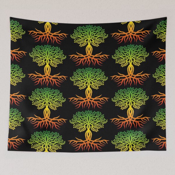 Item preview, Reggae Roots Yggdrasil Tree Of Life designed and sold by designandclouds.
