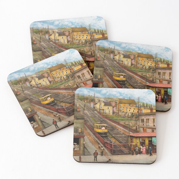 Item preview, City - Duluth, MN - Seventh Ave West Incline 1908 designed and sold by Mike Savad Photography.