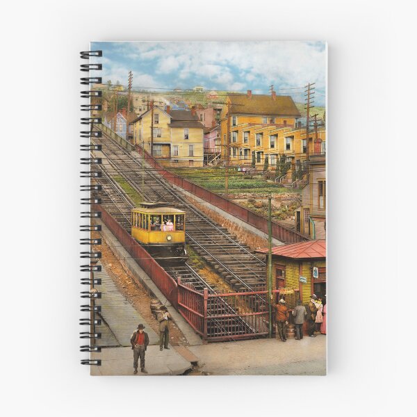 Item preview, City - Duluth, MN - Seventh Ave West Incline 1908 designed and sold by Mike Savad Photography.