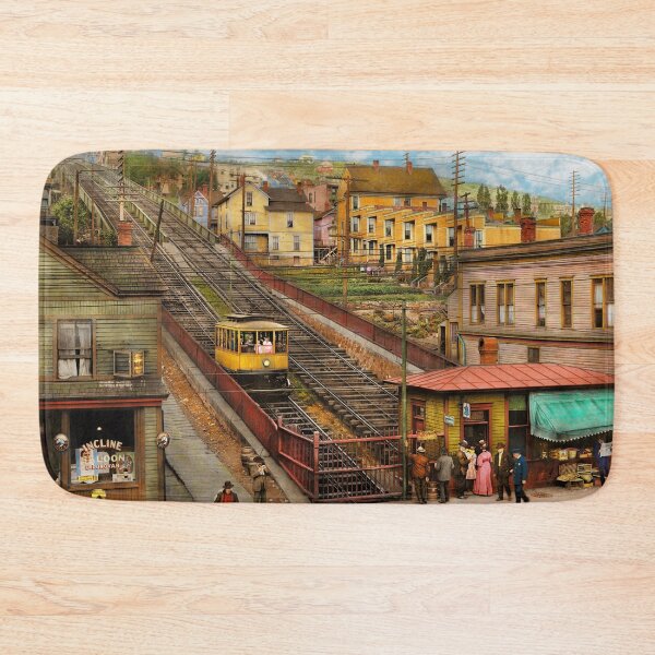 Item preview, City - Duluth, MN - Seventh Ave West Incline 1908 designed and sold by Mike Savad Photography.
