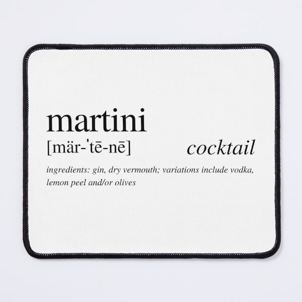 Item preview, Martini cocktail designed and sold by ALushLifeManual.