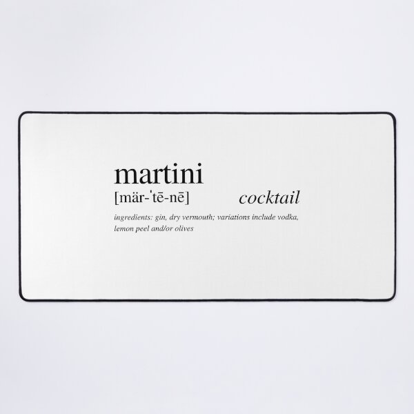Item preview, Martini cocktail designed and sold by ALushLifeManual.