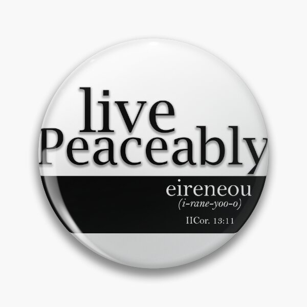 Item preview, Live Peaceably designed and sold by Halobyvalsank.