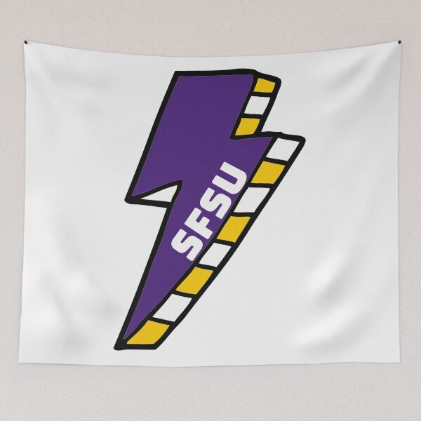 Item preview, SFSU San Francisco State University Lightning Bolt designed and sold by kkosmicki.