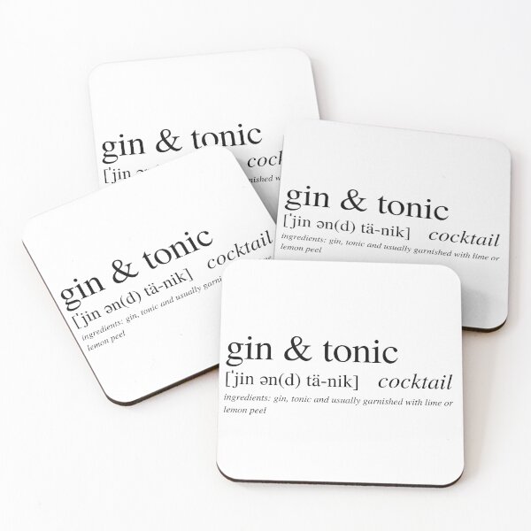Item preview, Gin and Tonic cocktail designed and sold by ALushLifeManual.