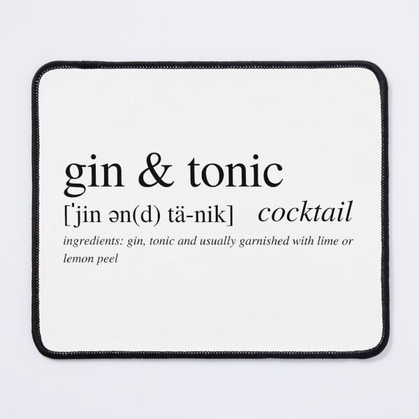 Item preview, Gin and Tonic cocktail designed and sold by ALushLifeManual.