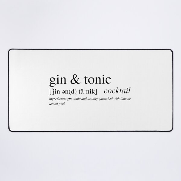 Item preview, Gin and Tonic cocktail designed and sold by ALushLifeManual.
