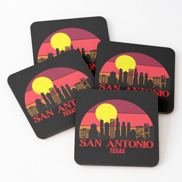Item preview, Vintage Skyline Sunset Love San Antonio USA Souvenir designed and sold by SageTobias.