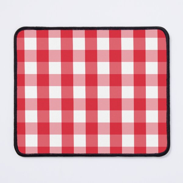 Item preview, Gingham Plaid Pattern (red/white) designed and sold by Design Minds Boutique.