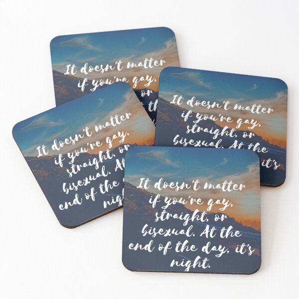 Item preview, Funny inspirational quote - It doesn't matter if you're gay, straight, or bisexual. At the end of the day, it's night. designed and sold by Kanye EuWest.