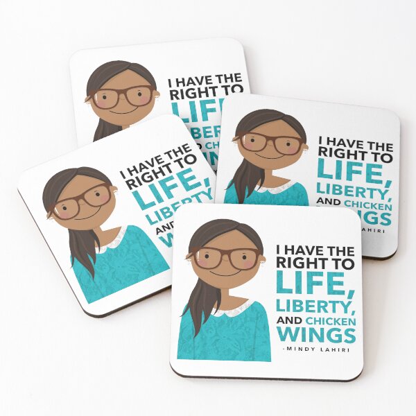 Item preview, The Mindy Project “Life, Liberty, Chicken Wings” designed and sold by cutermelon.