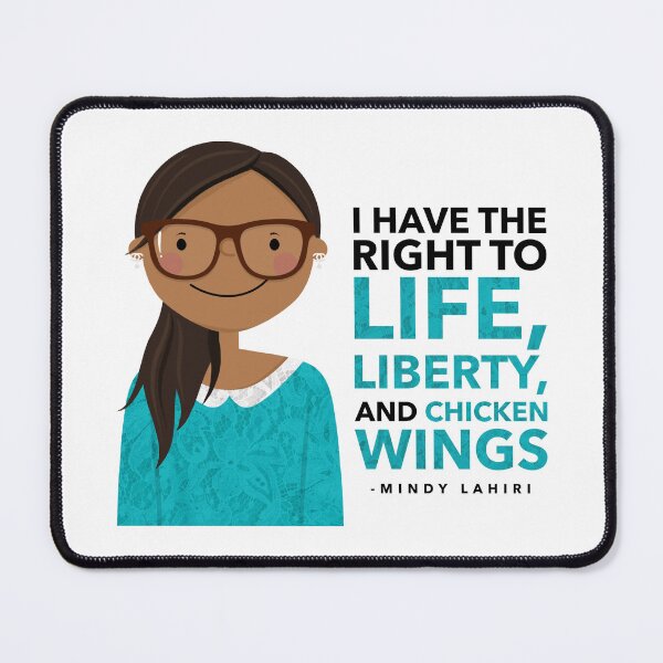 Item preview, The Mindy Project “Life, Liberty, Chicken Wings” designed and sold by cutermelon.